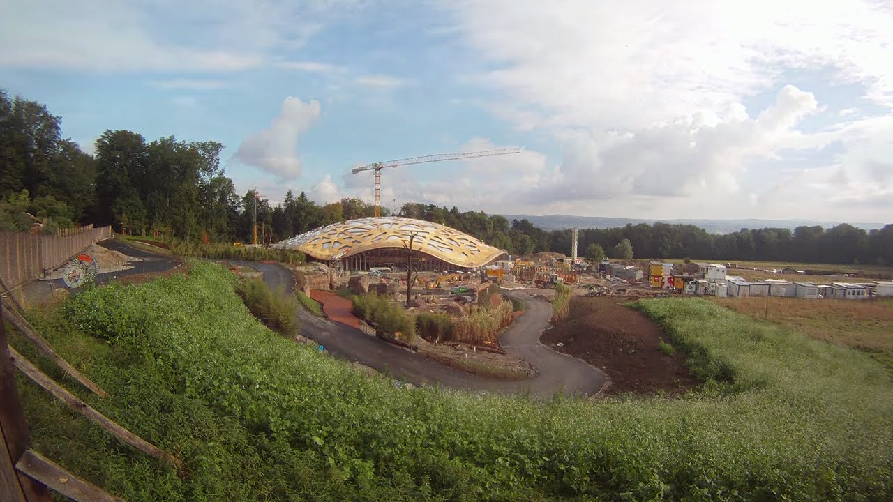 Zoo Zürich: Zeitraffer der Kaeng Krachan Elefantenpark Baustelle