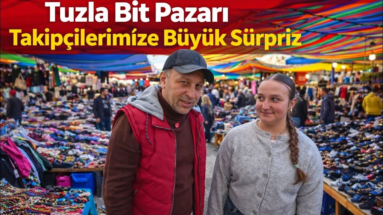 Tuzla Bit Pazarında Takipçilere Büyük Sürpriz @tuzlatv #live #reels #520 