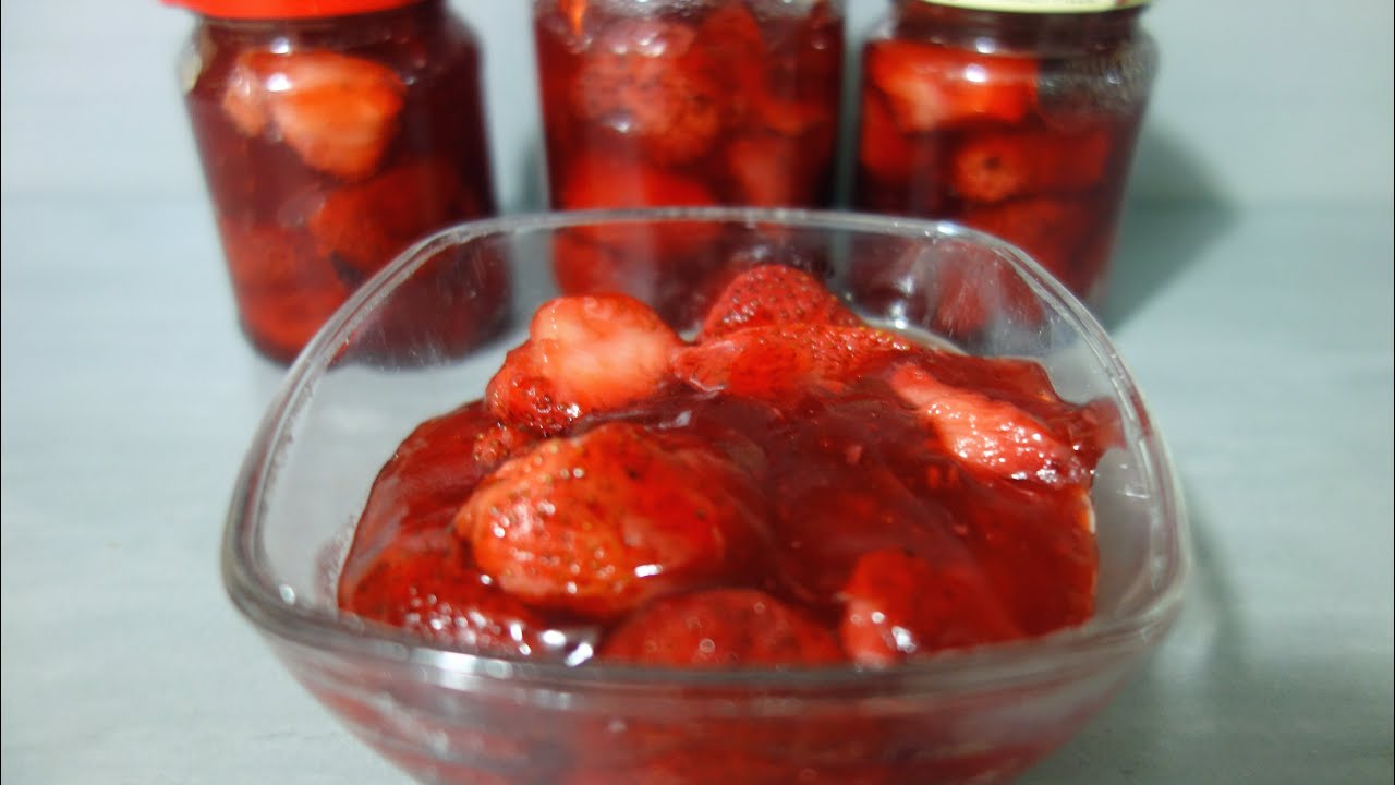 Клубника в геле - клубничное варенье