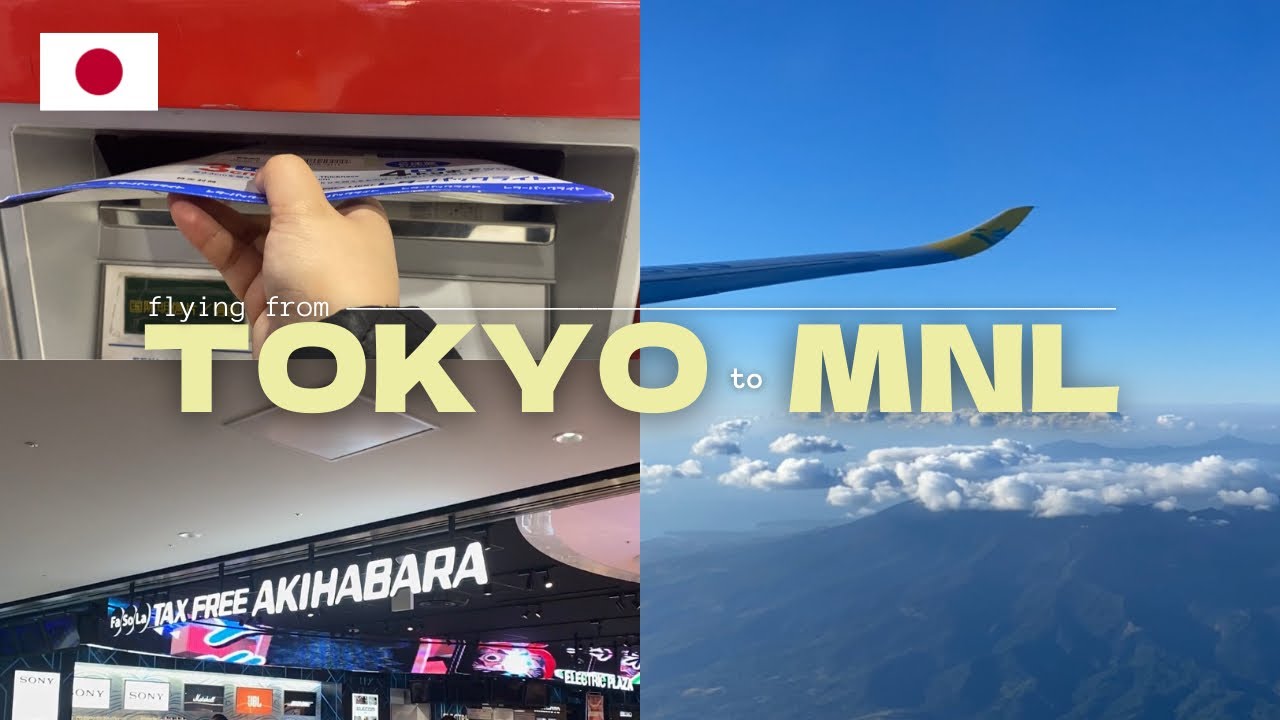 TOKYO🇯🇵 to MANILA🇵🇭 + Pasalubong Shopping at Narita Airport | 🇯🇵 sapporo winter travel vlog ❄️