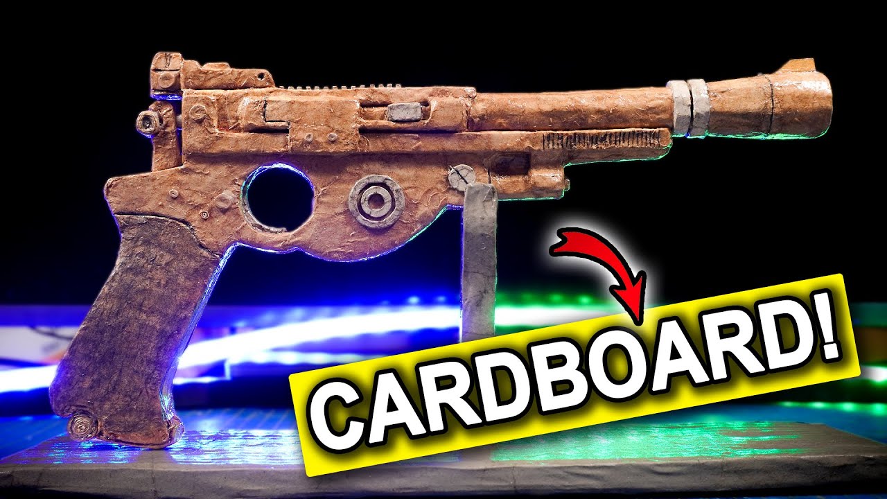 Make your own Mandalorian Blaster from CARDBOARD!