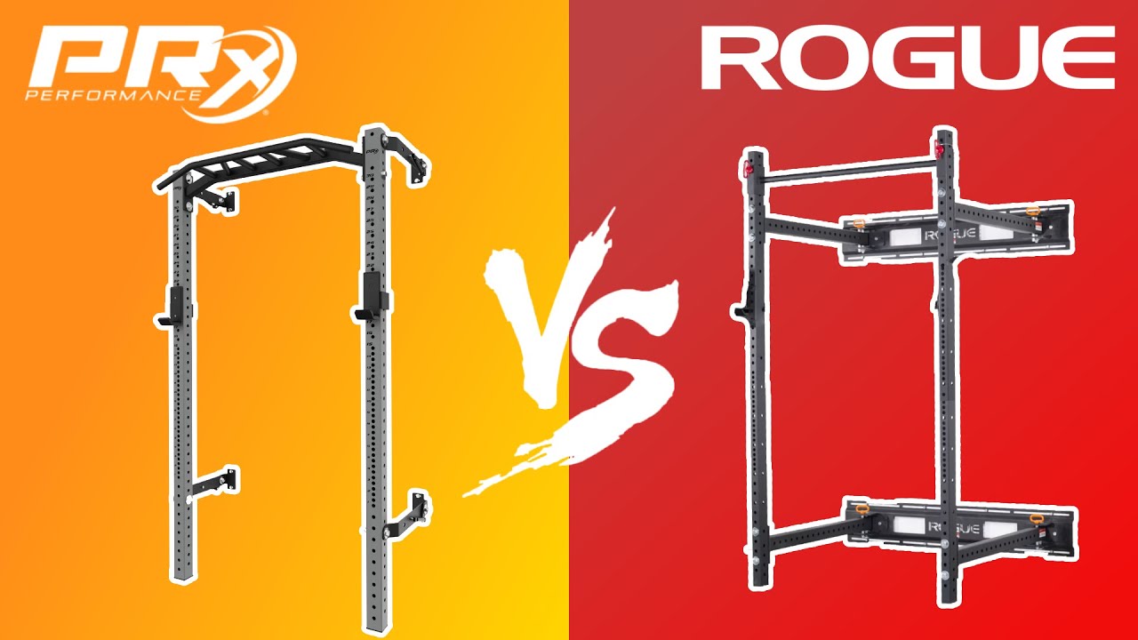 Стойка для приседаний PRx Profile Pro против складной стойки для приседаний Rogue Fitness RW3