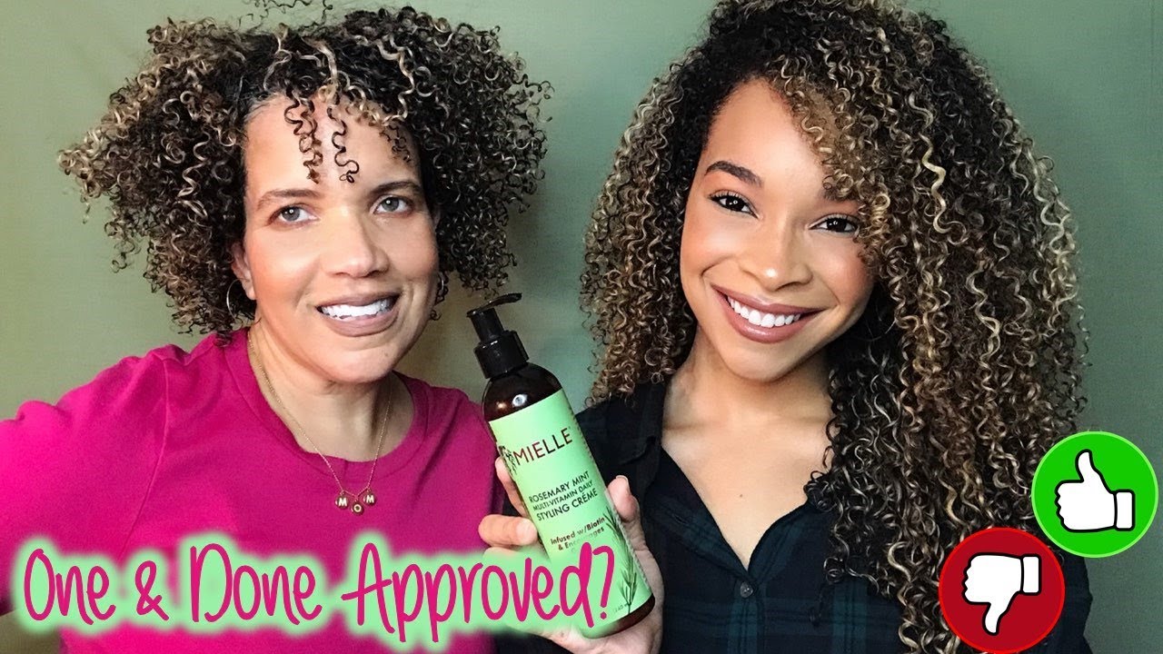 One & Done | Mielle Rosemary and Mint Multi-Vitamin Daily Styling Creme
