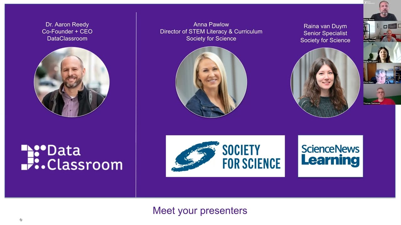 Science journalism and real data as resources for your classroom