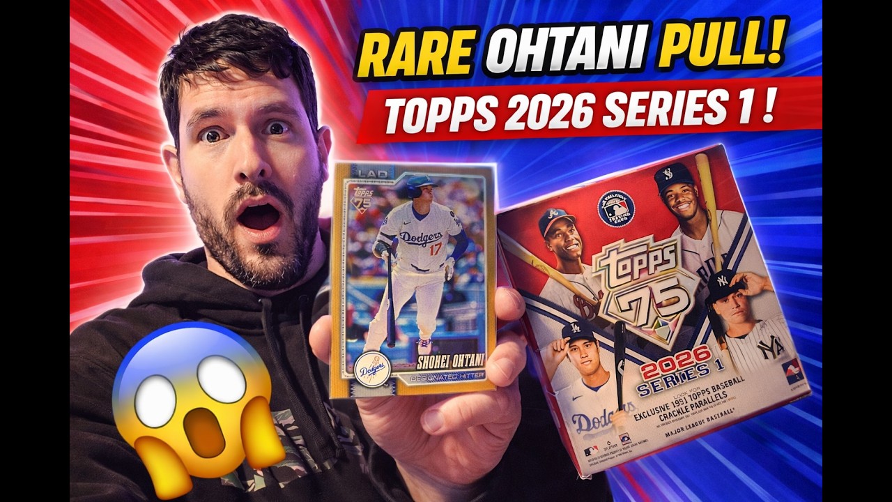 Выпавшая карточка Сёхэя Отани, изменившая содержимое этой коробки… | Topps 2026 Series 1 Mega Box 😱