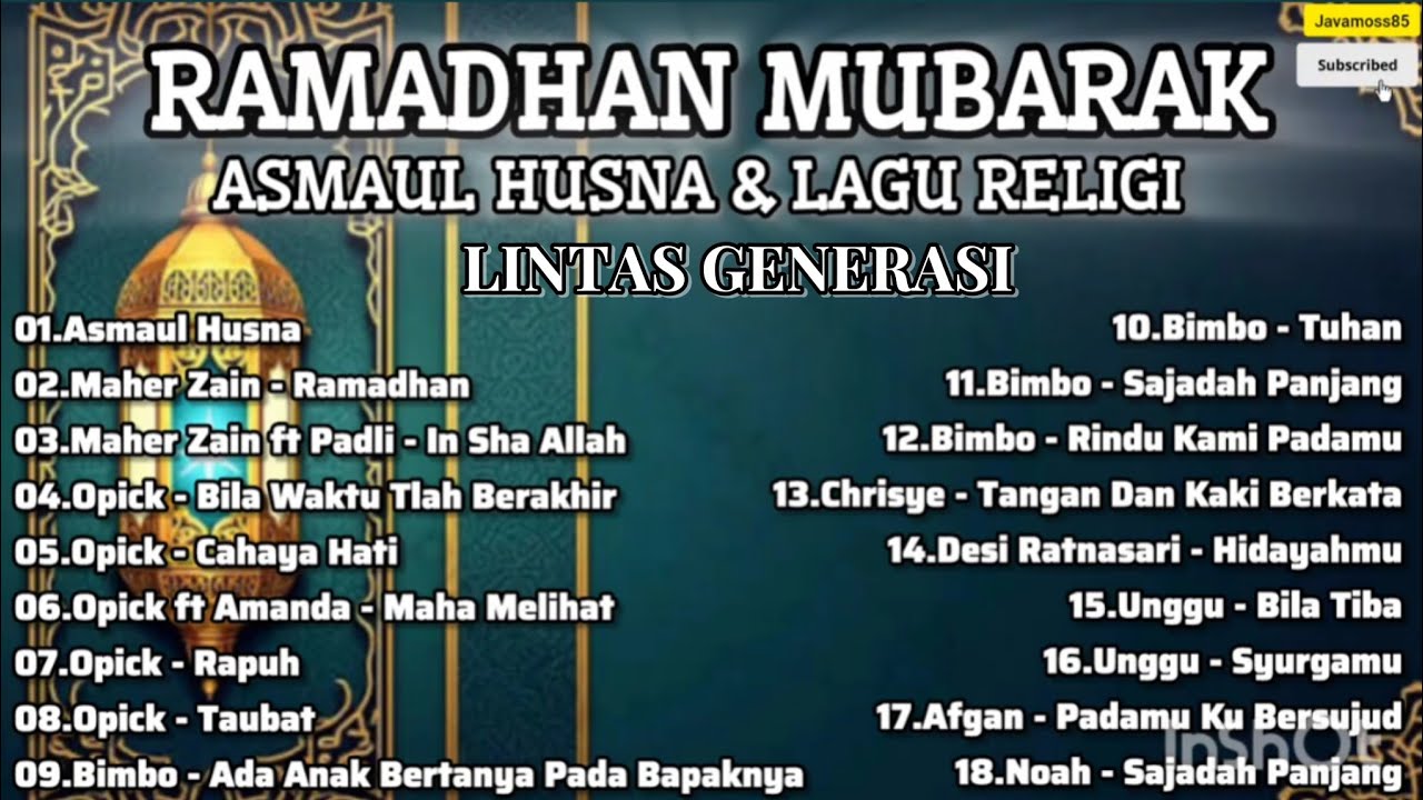 LAGU RELIGI LINTAS GENERASI
