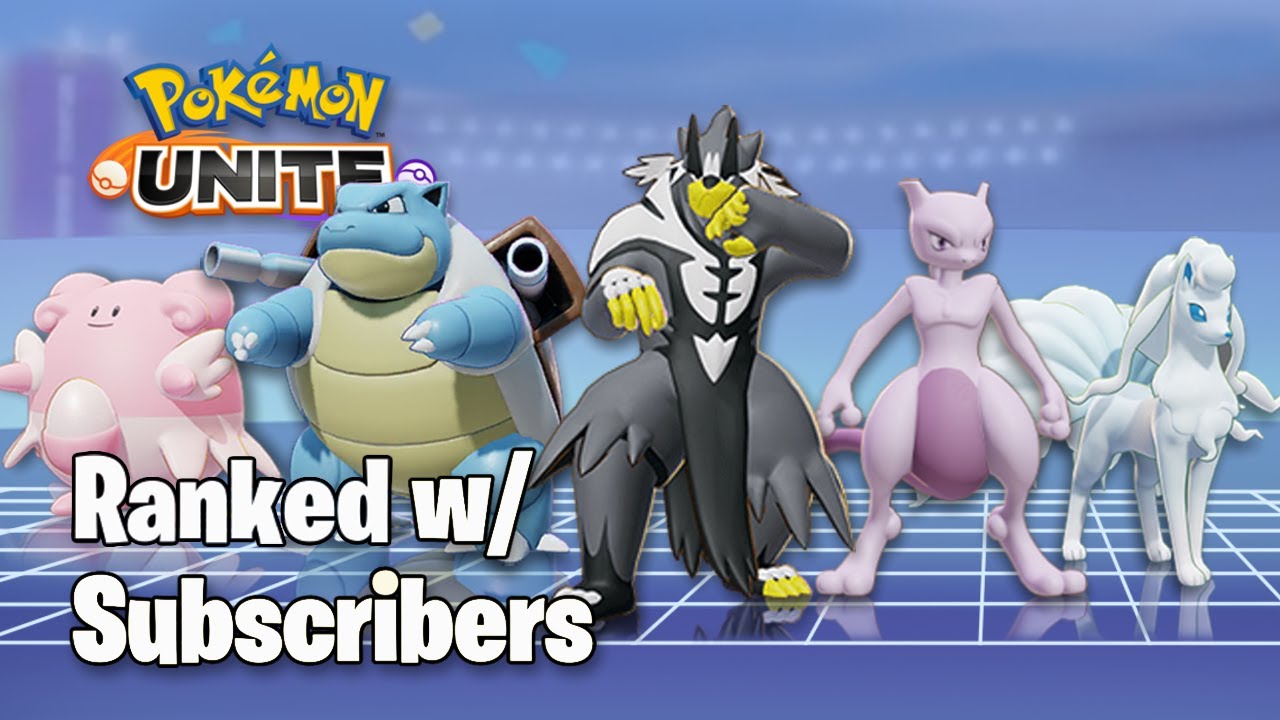 Season 34 - Pokemon Unite - Ranked with Viewers