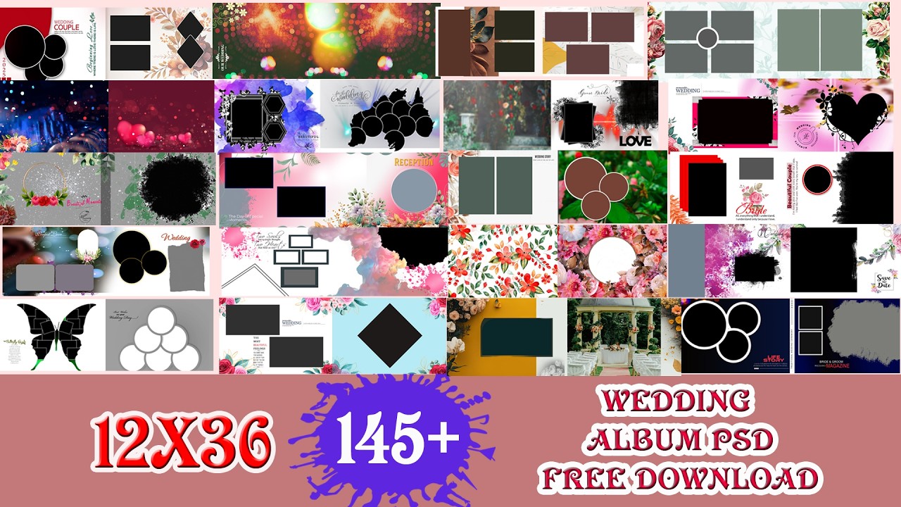 Svs Studio Polur  Wedding album design free download 12x36  PSD  145+