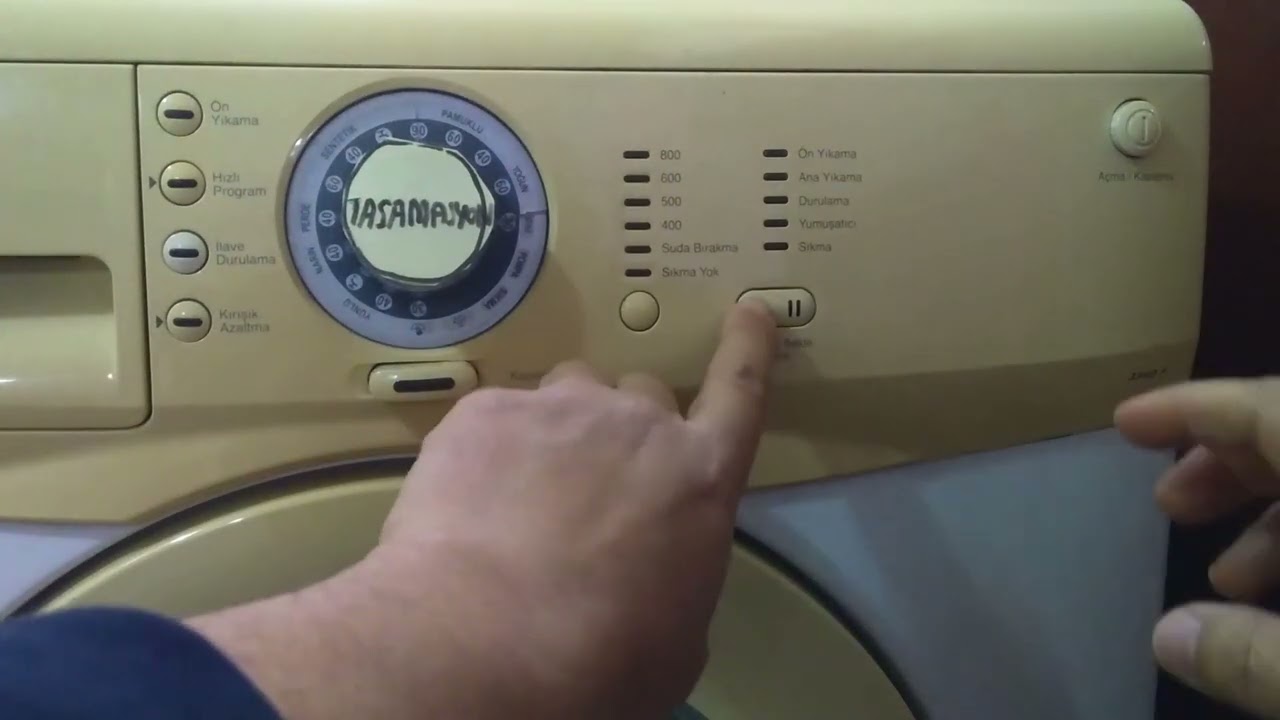 Arçelik Çamaşır Makinesinde resetleme işlemi - Nasıl Yapılır?