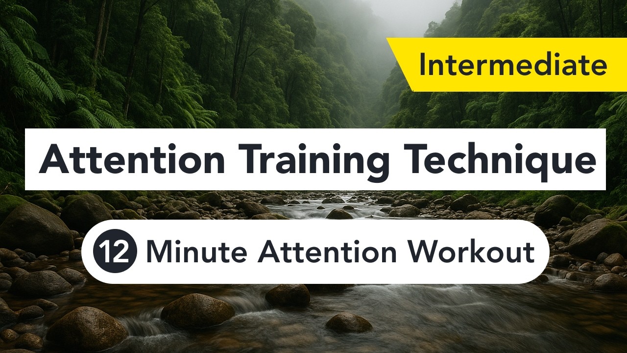 Attention Training Technique (ATT) in Metacognitive Therapy. (Intermediate)