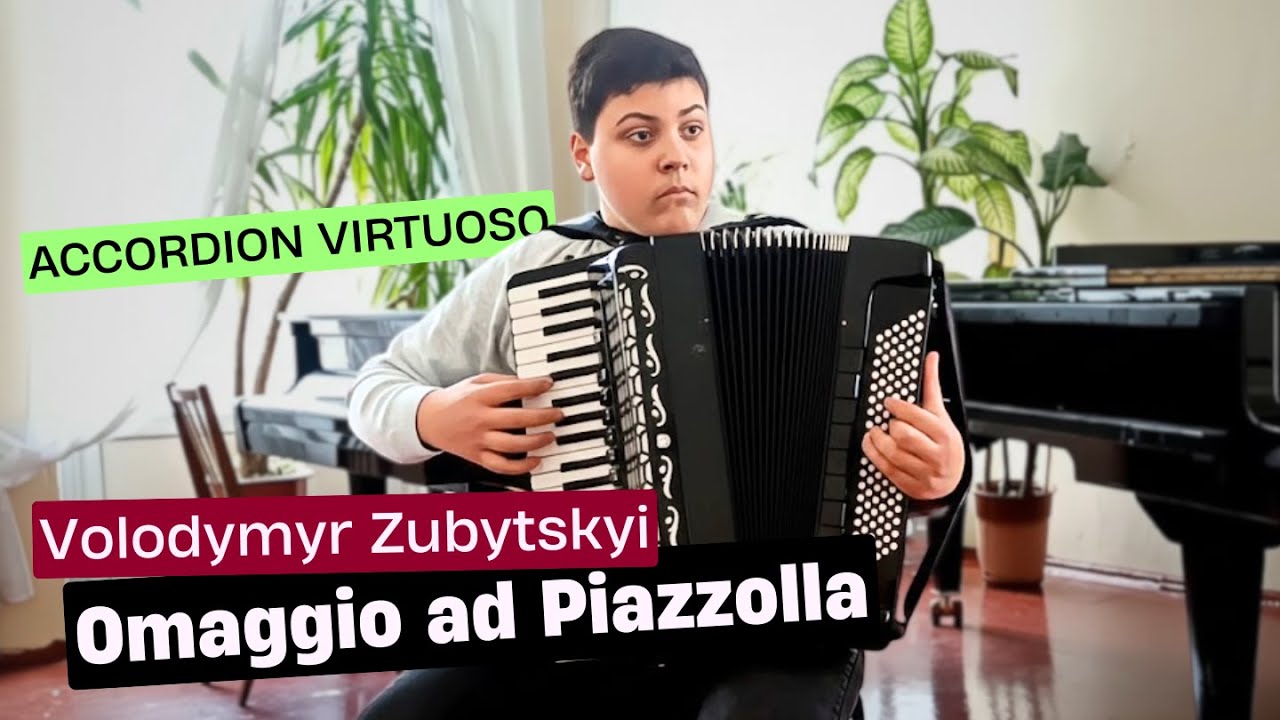 Omaggio ad Piazzolla – Virtuosic Accordion Performance by a Young Prodigy