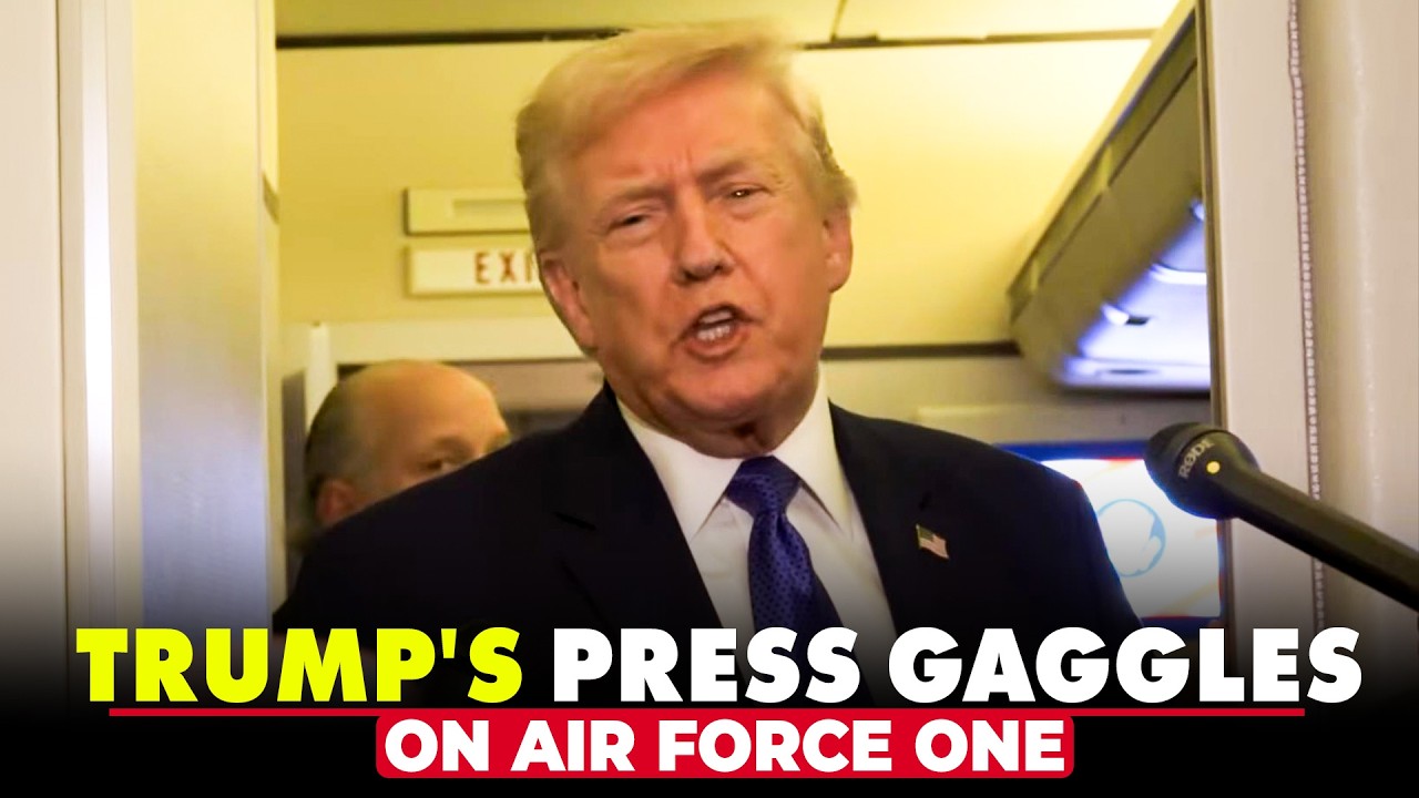 President Trump's press gaggle | Obama VideoI racism allegations | JD Vance | Iran talks |Russia