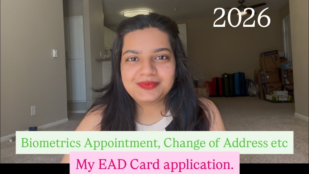 My EAD Card  application&mdash; biometrics appointment ( RFE , Address Change, Premium Processing)
