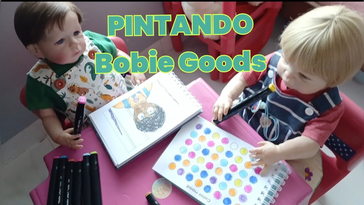 PINTANDO  bobie  goods com os bebês reborn. #roleplay #bebereborn #juartreborn #fazdeconta 