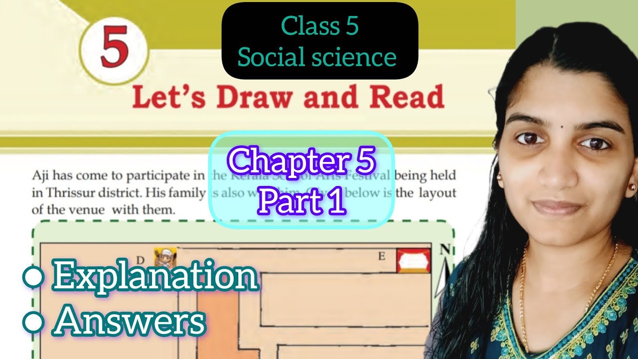 Class 5 social science Chapter 5 Let's draw and read | part 1 I Answers, explanation 