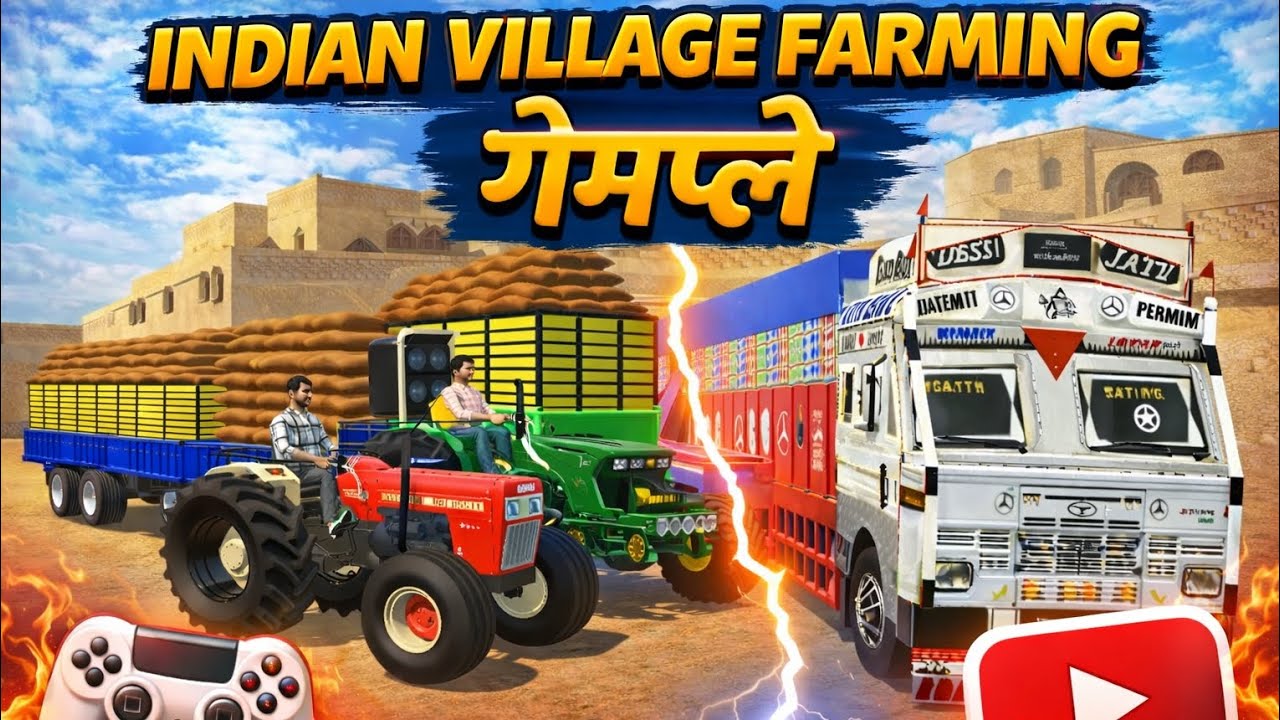 🔴 SWARAAJ // JONDHER // TRUCK // OVER LOADING BORI // INDIAN VEHICLES SIMULATOR 3D // #viral 