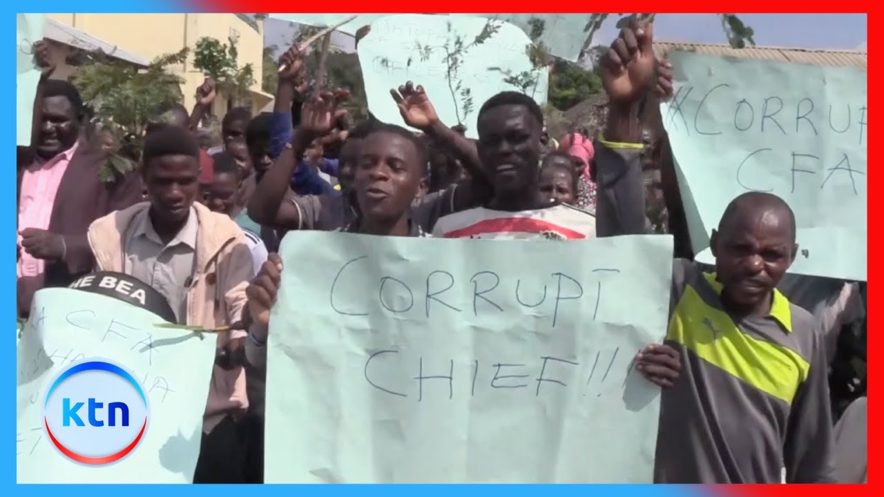 Garsen residents protest seeking official location status while accusing local chief of corruption