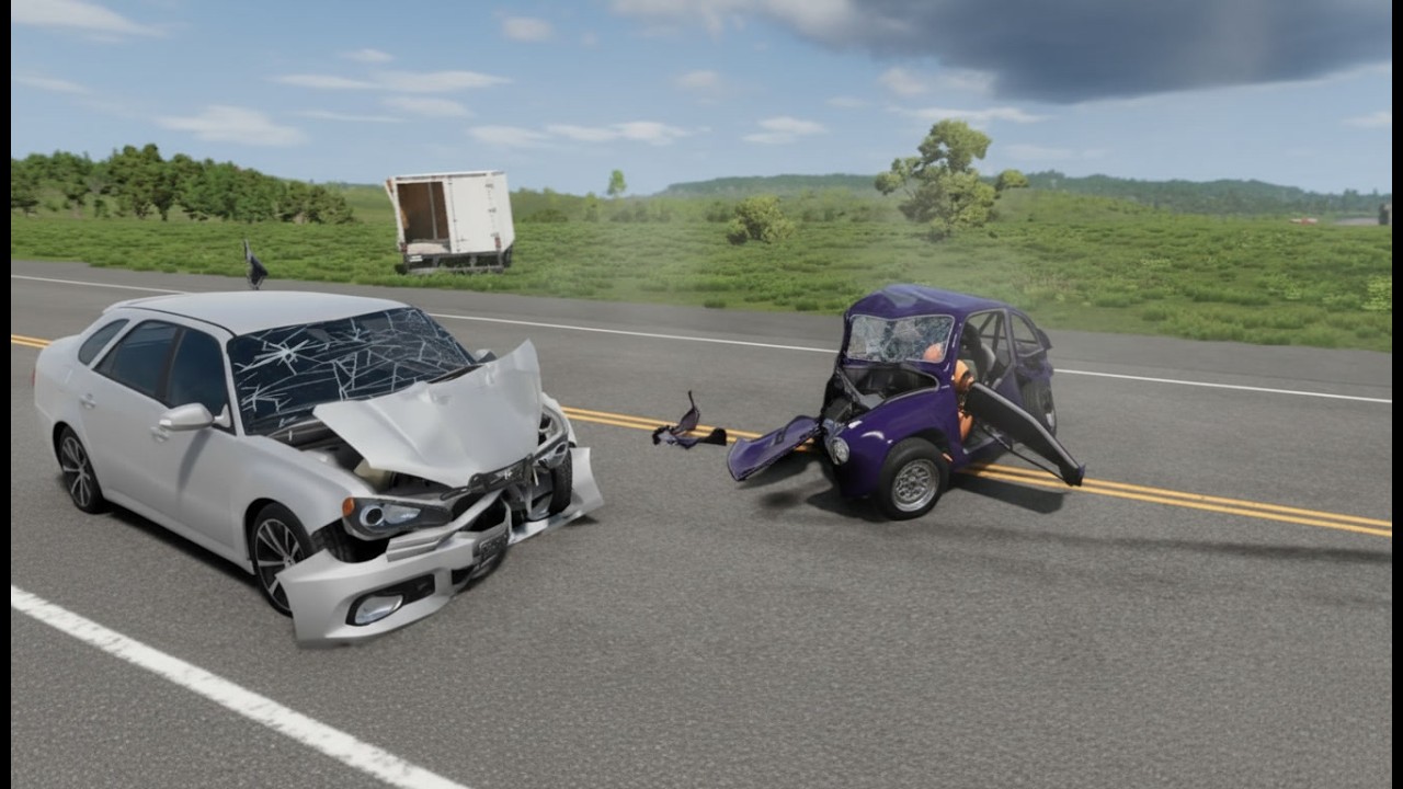 Realistic High-Speed Car Crashes in BeamNG.drive #6 l Collision Is Coming