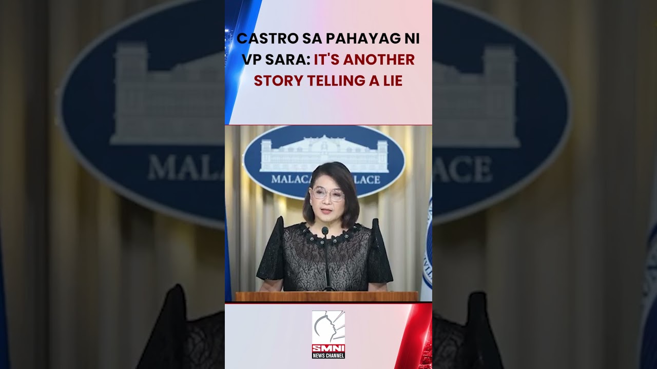 VP SARA DUTERTE, NAGSISINUNGALING AYON KAY PCO CLAIRE CASTRO