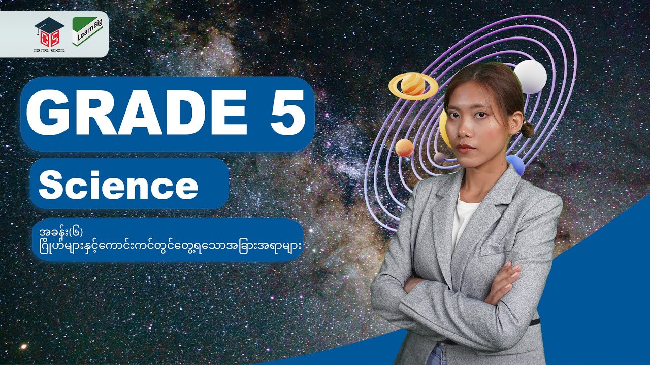 GRADE 5 / SCIENCE အခန်း(၆) ဂြိုဟ်များနှင့်ကောင်းကင်တွင်တွေ့ရသောအခြားအရာများ