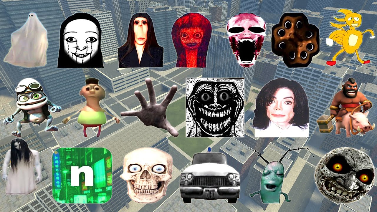 Too Much Nextbot And Nicos Nextbots In GOLDEN CITY! Garry's Mod