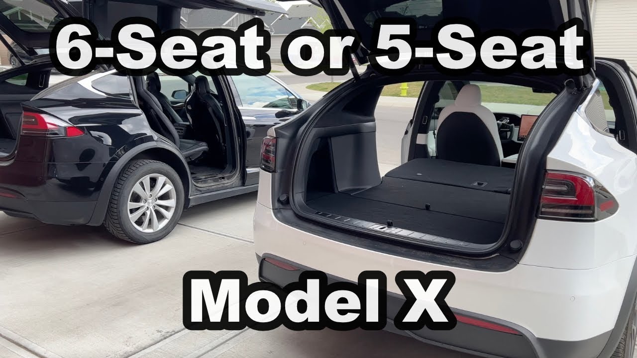Tesla Model X 2022 года: 5-местный или 6-местный! Какую из них вы бы купили?