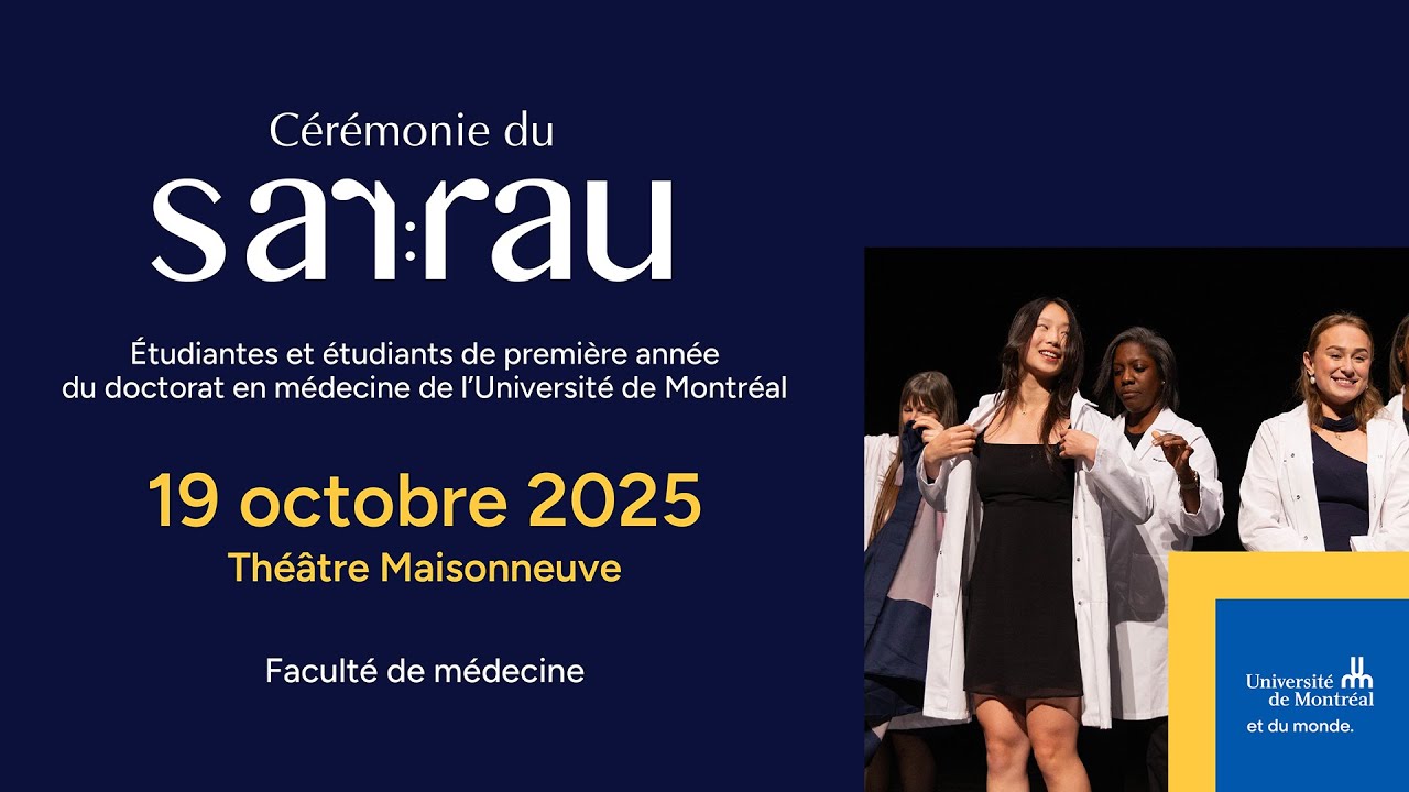 Cérémonie du Sarrau - Faculté de médecine 19 octobre 2025