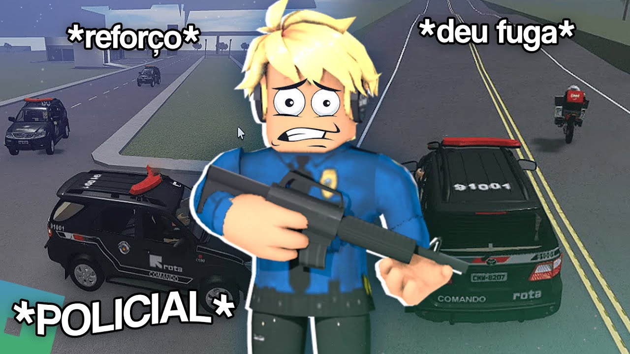 virei POLICIAL e ROLOU PERSEGUIÇÃO no ROBLOX RP! 👮‍♂️😨 - Rodograu SP