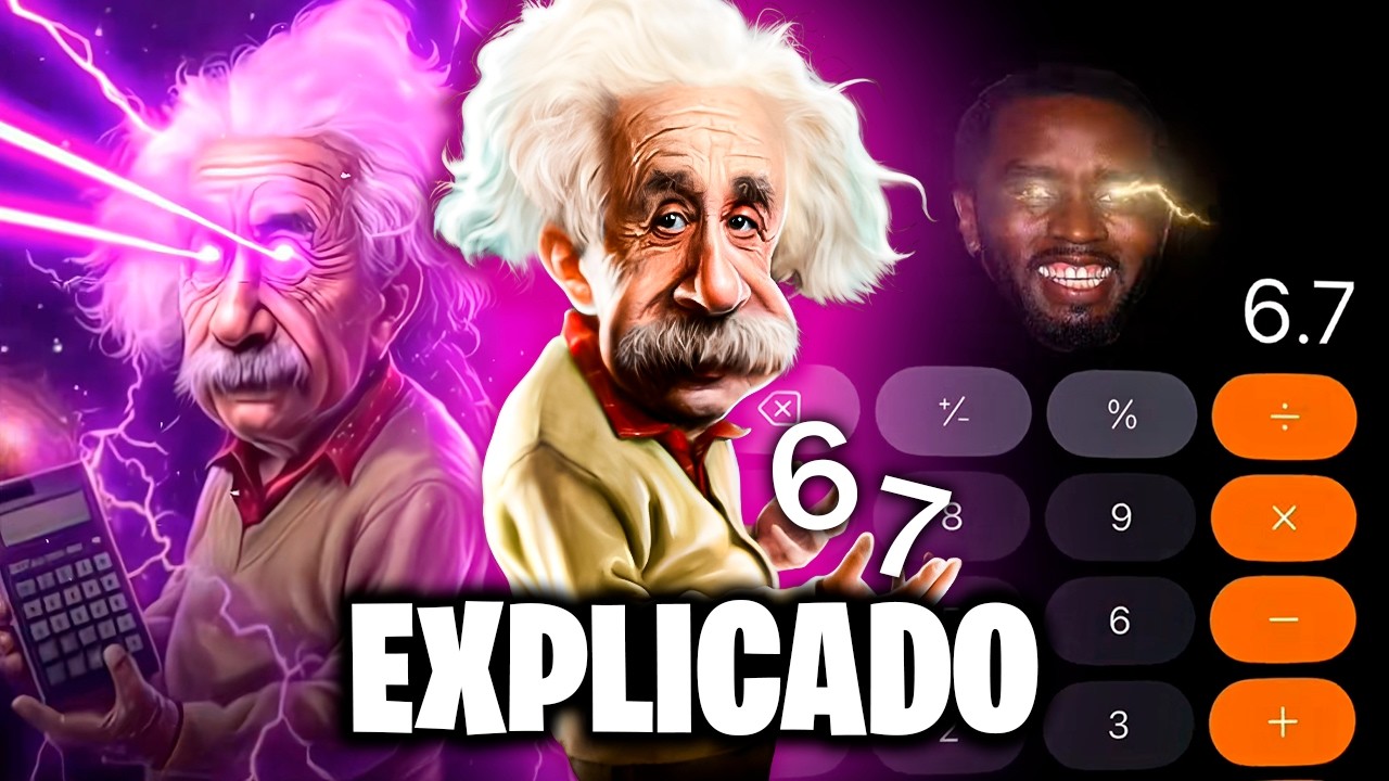 O Que Einstein Tá Fazendo Na Calculadora?! (Diddy Blud) Meme Explicado