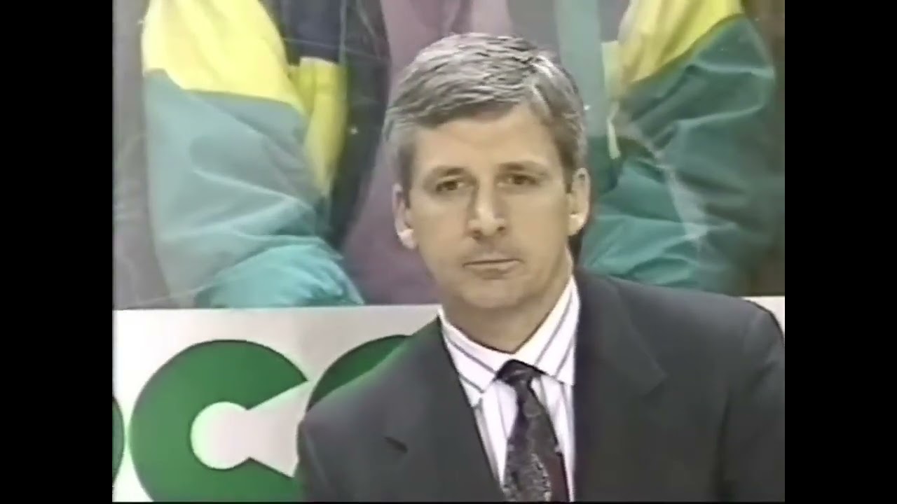Eric Lindros vs Matthew Barnaby (Philadelphia Feed) Feb 23, 1996
