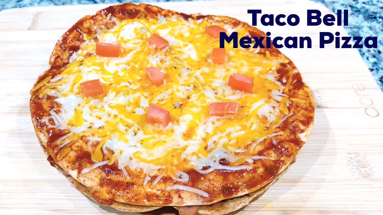 Mexican Pizza | How to Make Taco Bell Mexican Pizza At Home | Veg Mexican Pizza