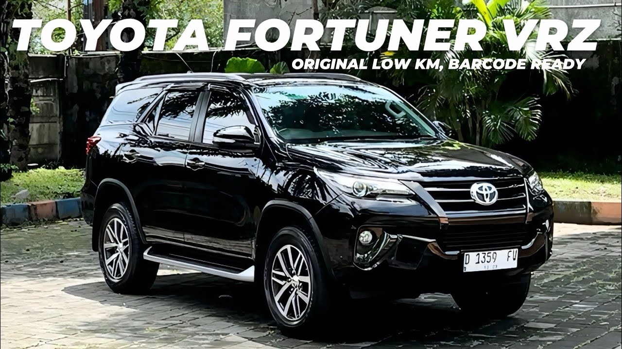 FORTUNER VRZ 2.4 AT 2016, ORIGINAL TANGAN PERTAMA LOW KM