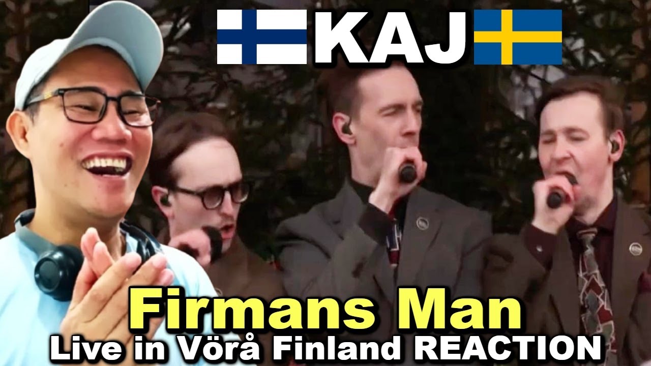 KAJ - Firmans Man - Live in Vörå Finland REACTION