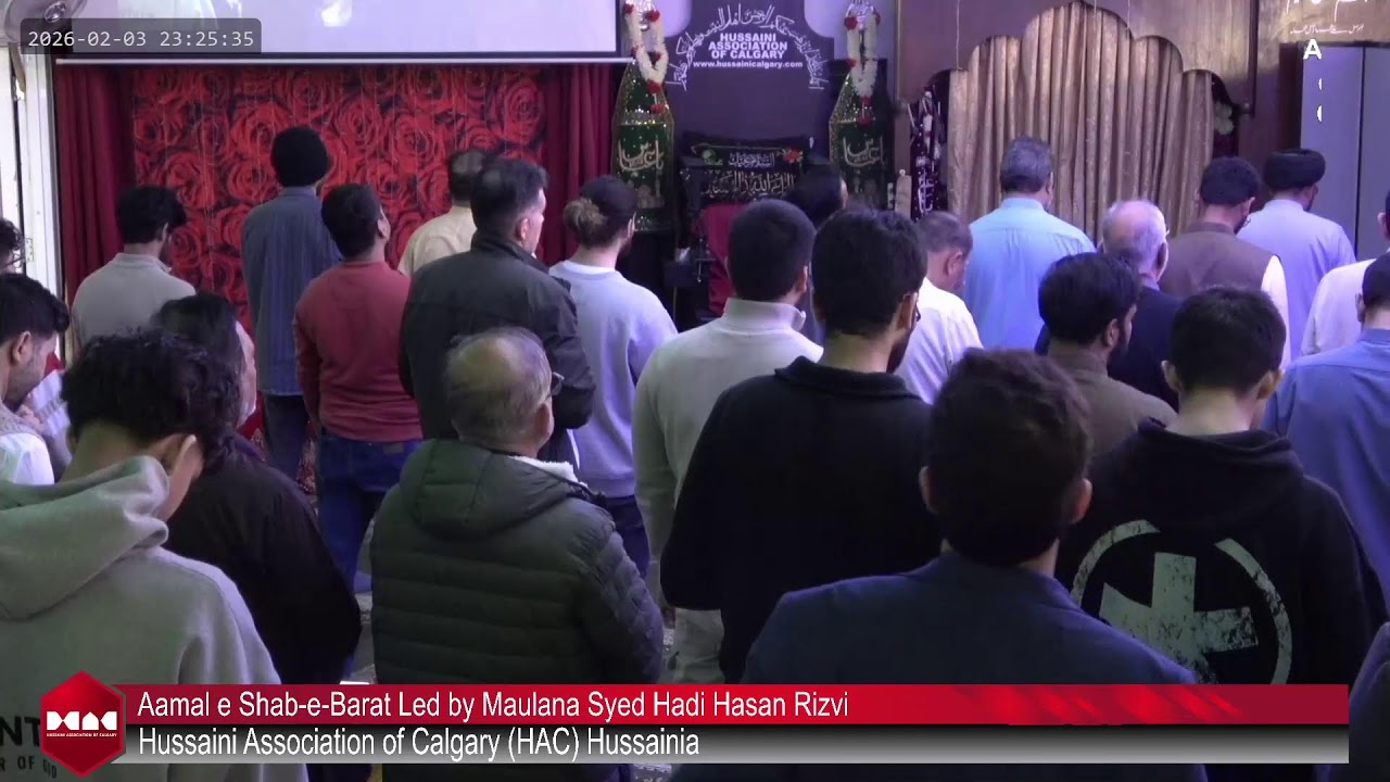Aamal e Shab-e-Barat Led by Maulana Syed Hadi Hasan Rizvi