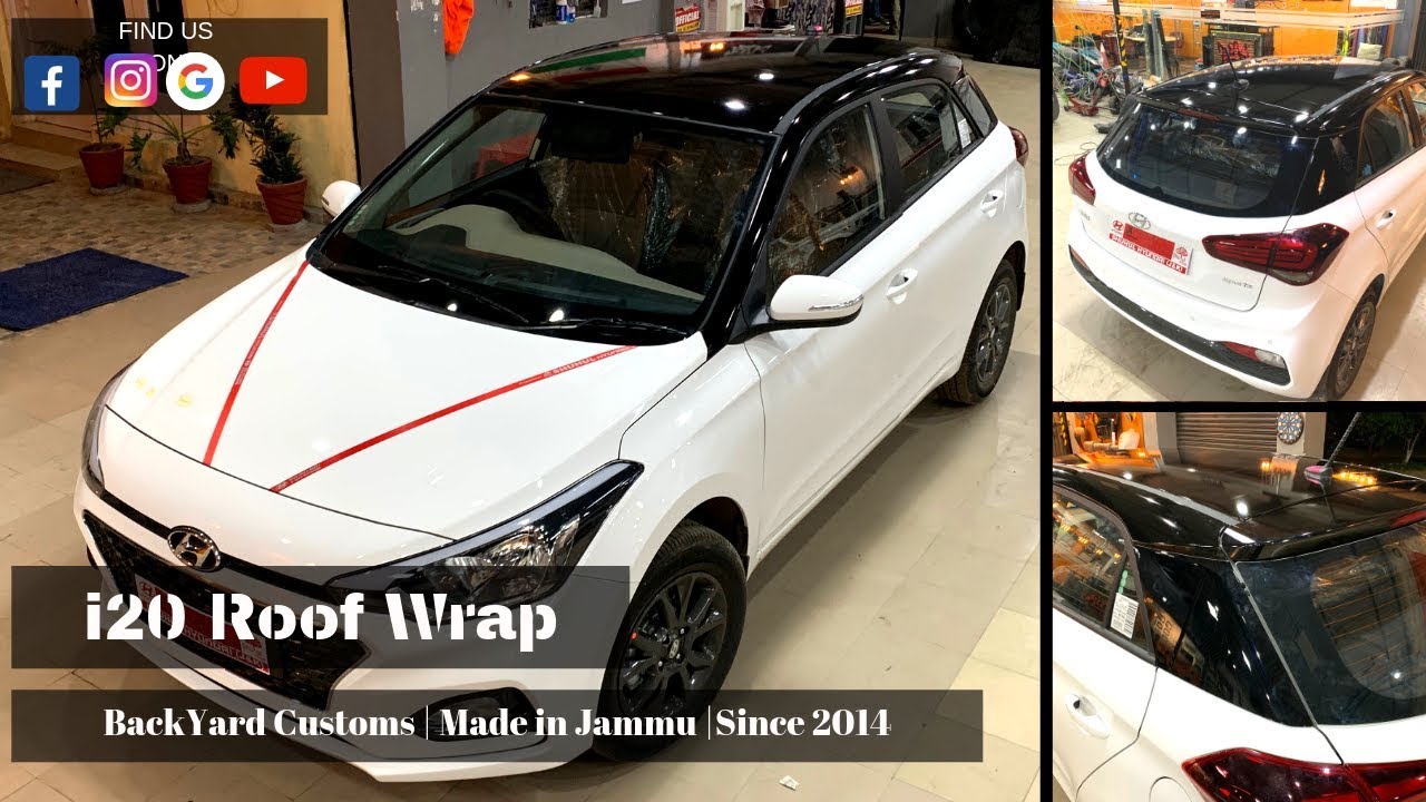 BYC JAMMU | HYUNDAI i20(SEMI WRAP) | CAR WRAPPING IN JAMMU