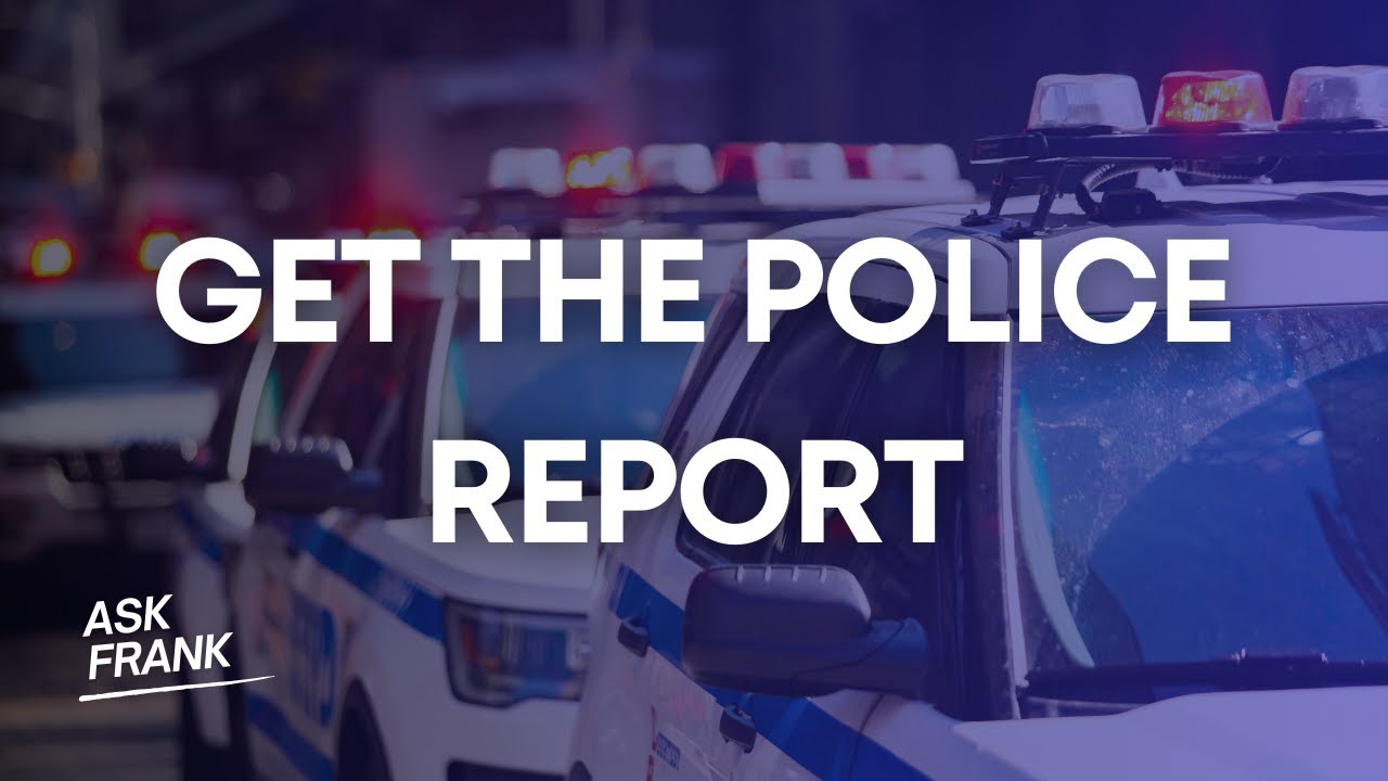 How a Police Report Helps Your Car Accident Case in the DMV