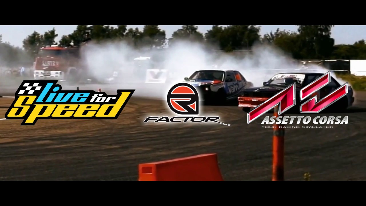 DRIFT COMPARISON! LFS vs rFactor vs Assetto Corsa!