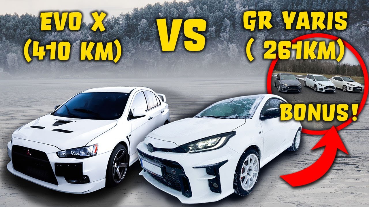 Toyota GR Yaris vs Mitsubishi Lancer EVO X - Grupa Rajdowy Felix
