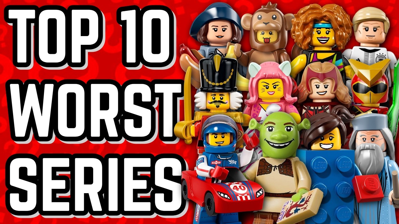 Топ-10 ХУДШИХ серий коллекционных минифигурок LEGO