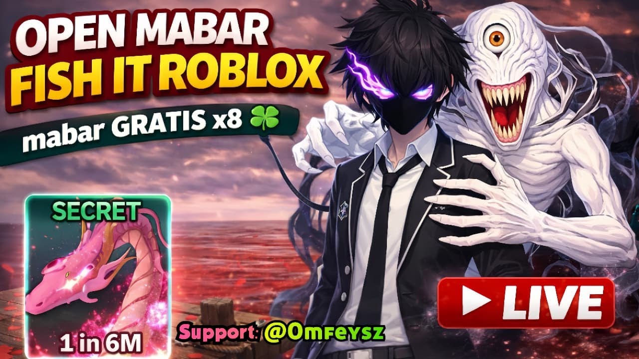 🔴GALATAMA + MABAR x8 GRATIS🍀🎣 Push INDEX | Fish It ROBLOX