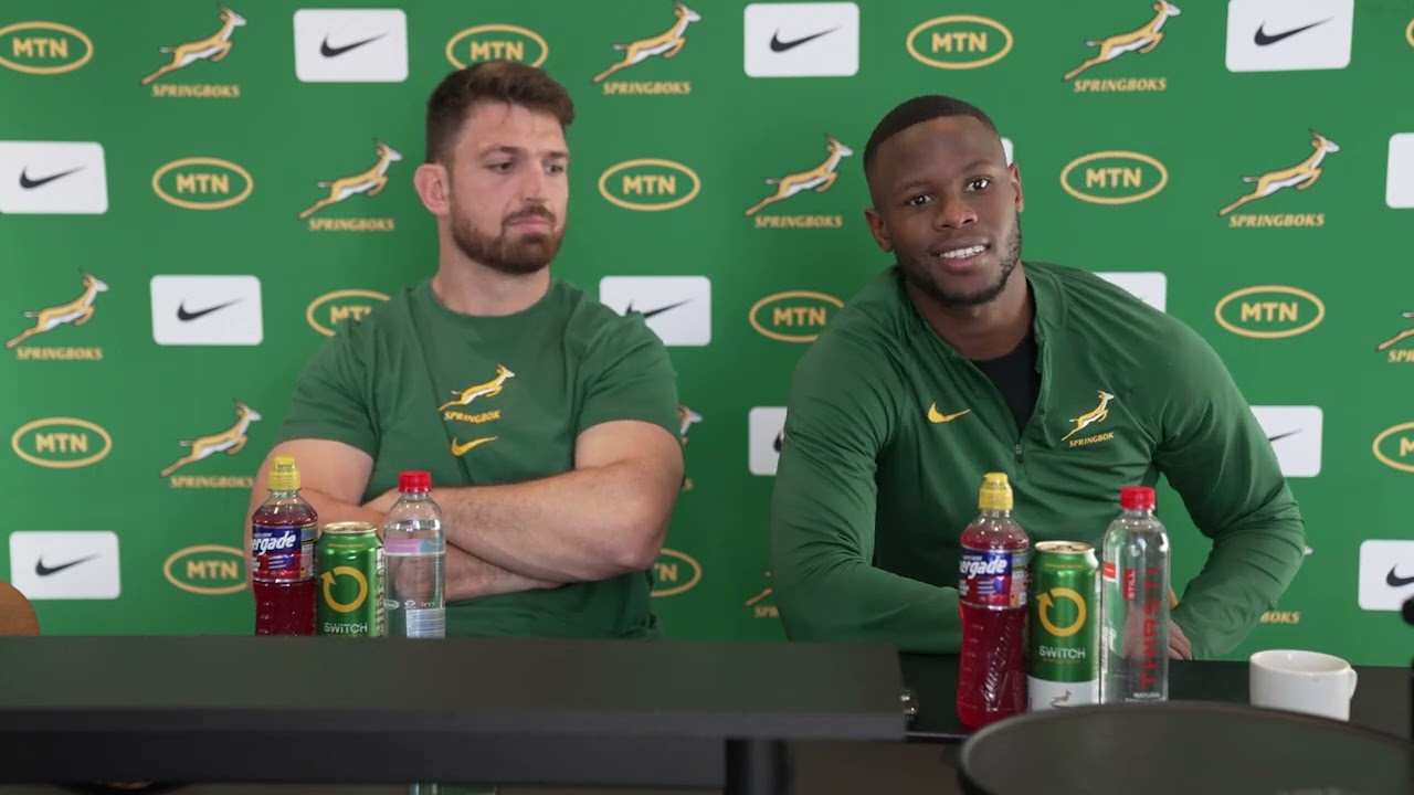 Springbok media conference: Jean Kleyn and Aphelele Fassi