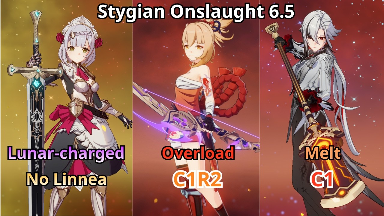 【Stygian Onslaught 6.5】Noelle x Yoimiya x C1 Arlecchino
