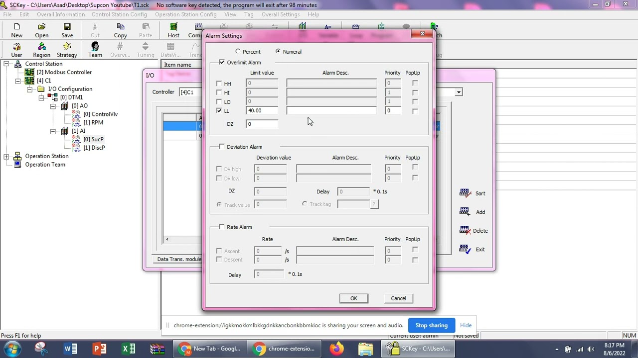 SUPCON DCS: Basic Configuration in SC-KEY