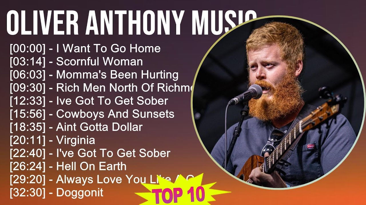 Oliver Anthony Music 2025 MIX Playlist - I Want To Go Home, Scornful Woman, Momma's Been Hurting...