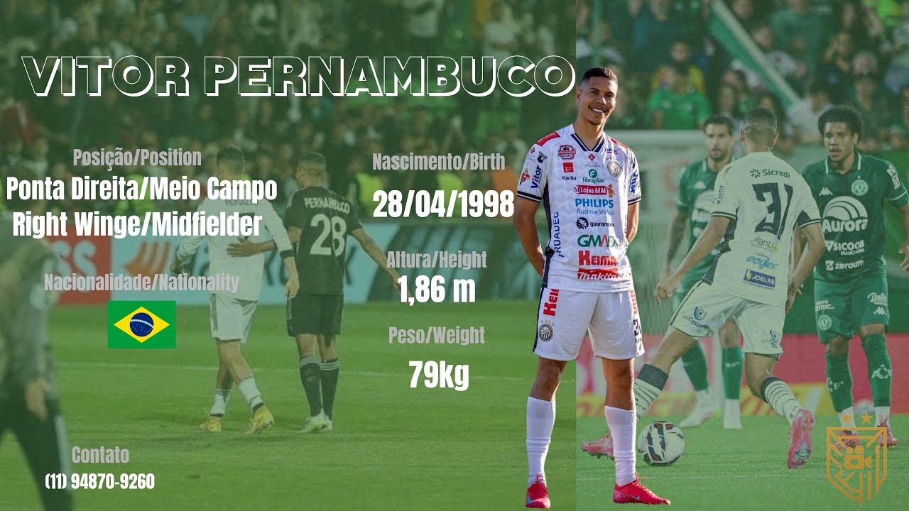 Vitor Pernambuco - Ponta Direita / Meio Campo - 2025/26