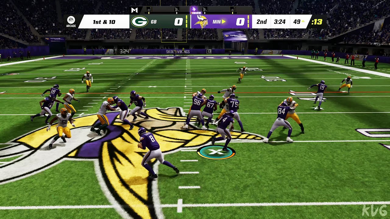 Madden NFL 23 &mdash; Green Bay Packers против Minnesota Vikings &mdash; Геймплей (PS5 UHD) [4K60FPS]