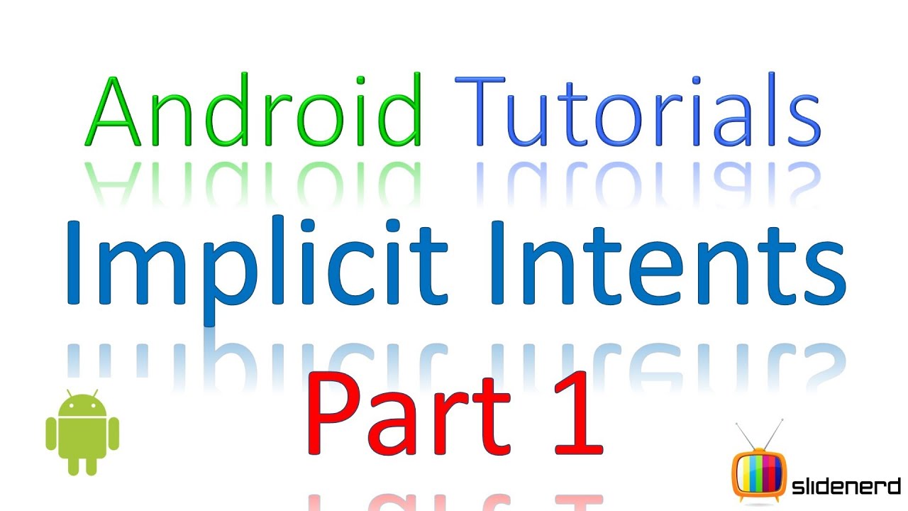 25 Android Implicit Intent Part 1 |