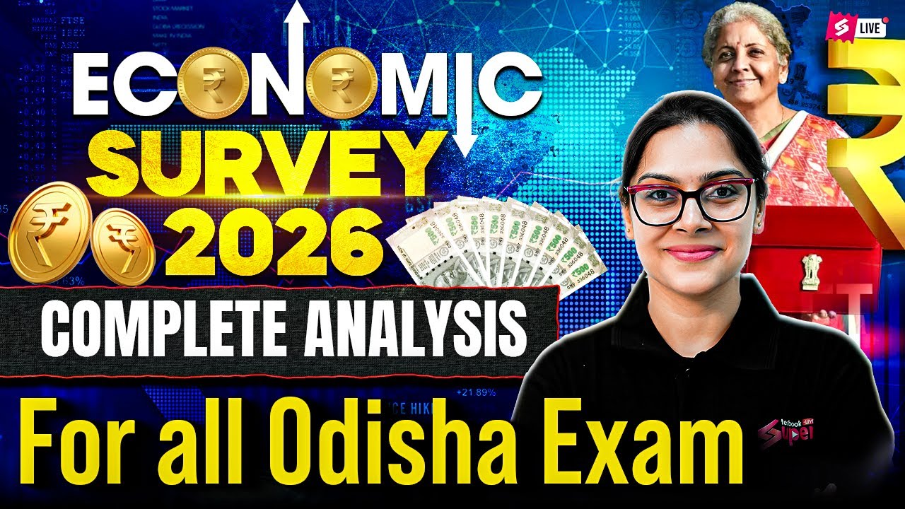 Complete Analysis of Economic Survey 2026 for all Odisha Exams | Budget 2026 | Sai Ma'am