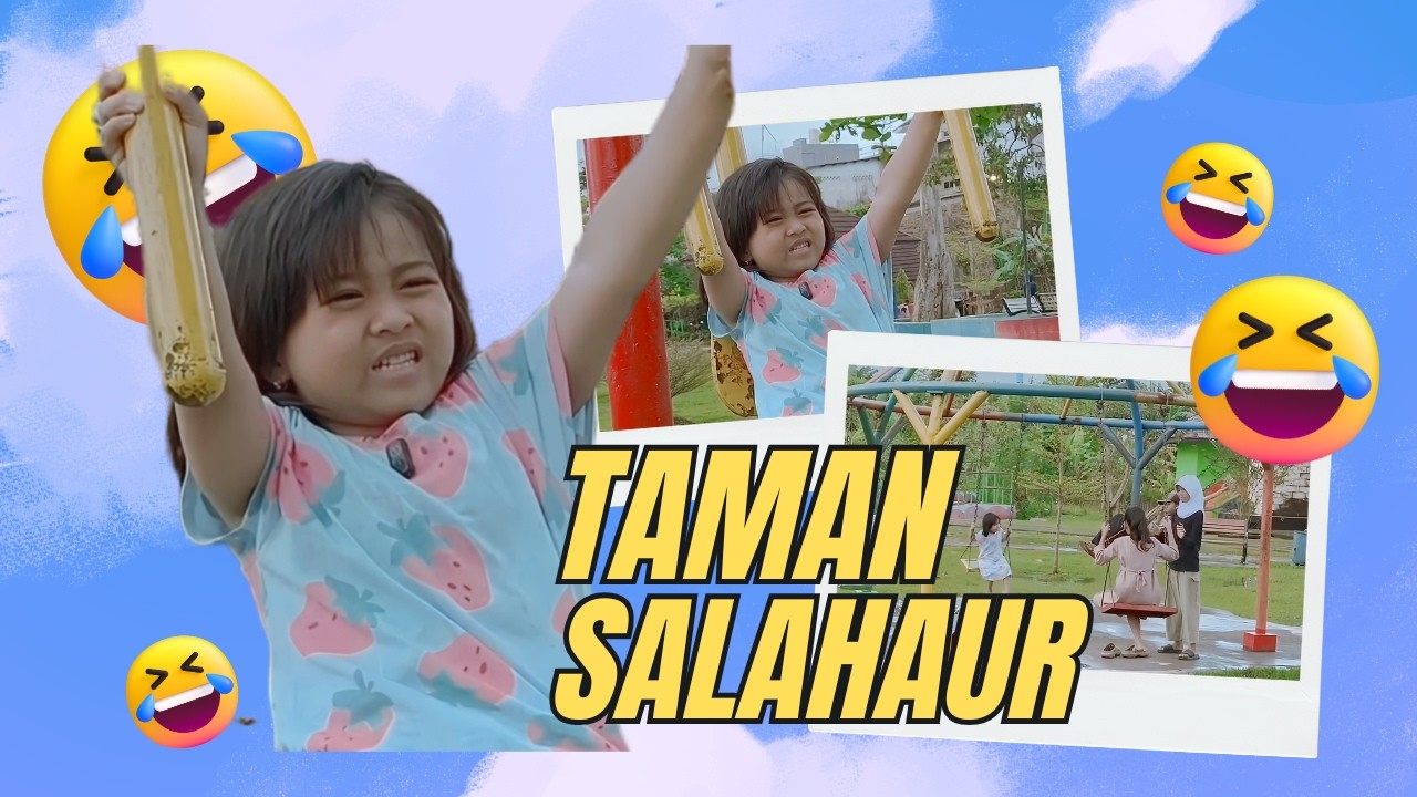 Main di Taman Salahaur sehabis hujan 🥰😂