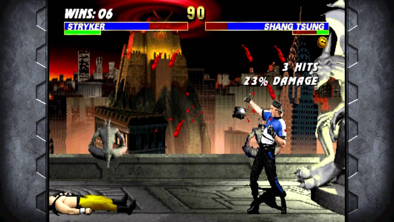 Mortal Kombat 3 - Stryker playthrough HD